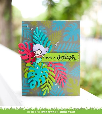 Lawn Fawn Tropical Leaves Dies (LF2617)