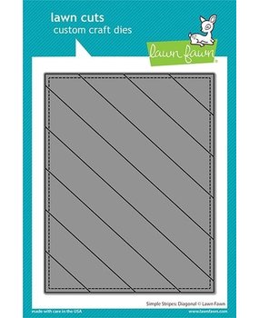 Lawn Fawn Simple Stripes Diagonal Dies (LF2620) Lawn Fawn Simple Stripes Diagonal Dies (LF2620)