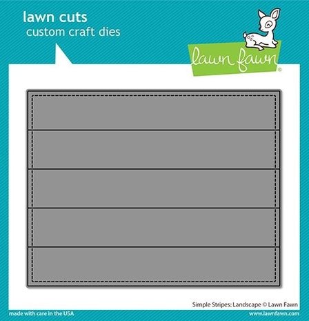 Lawn Fawn Simple Stripes Landscape Dies (LF2621) Lawn Fawn Simple Stripes Landscape Dies (LF2621)
