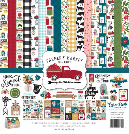 Echo Park Farmer's Market 12x12 Inch Collection Kit (FM248016) Echo Park Farmer's Market 12x12 Inch Collection Kit (FM248016)