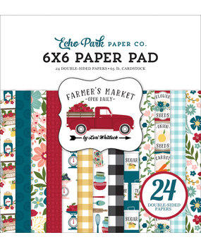 Echo Park Farmer's Market 6x6 Inch Paper Pad (FM248023)
