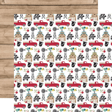 Echo Park Farmer's Market 6x6 Inch Paper Pad (FM248023)