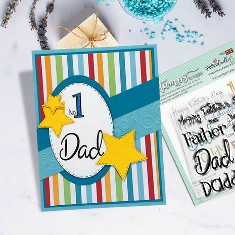 Polkadoodles Greatest Guy Clear Stamps (PD8196)