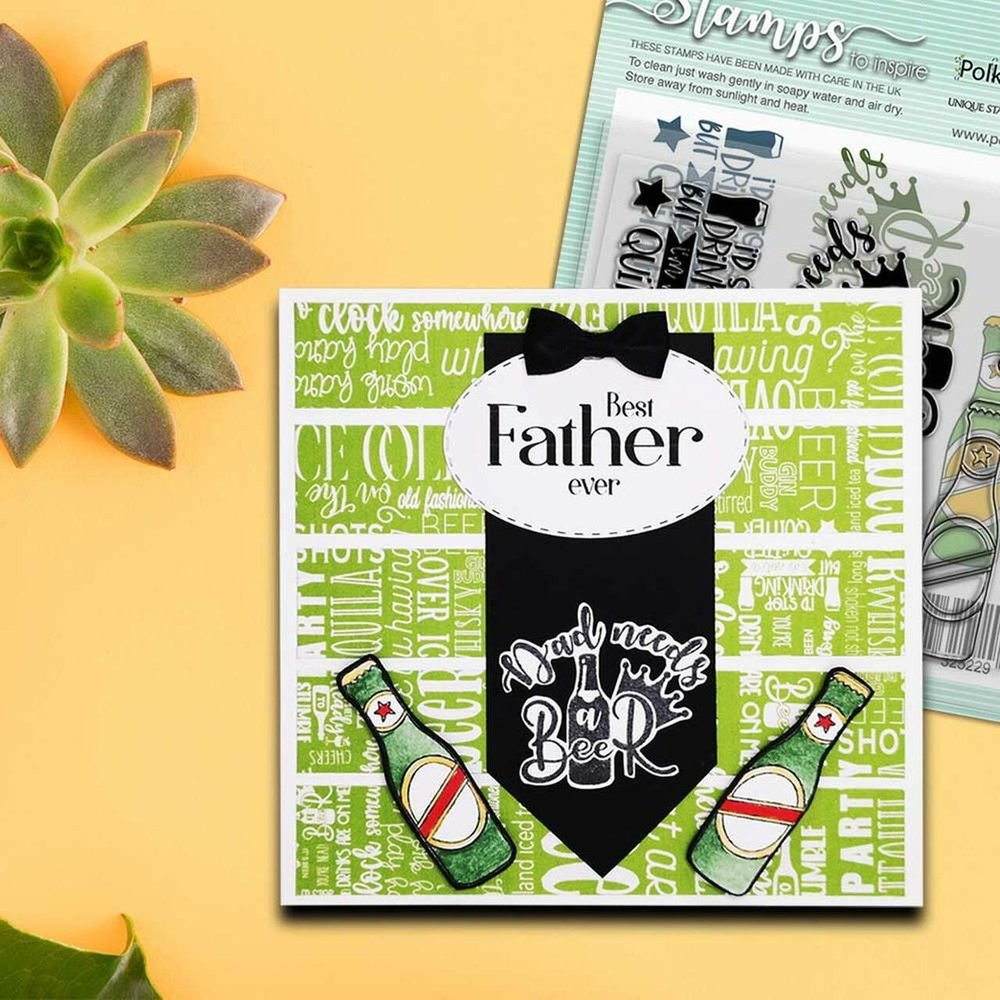 Polkadoodles Greatest Guy Clear Stamps (PD8196)