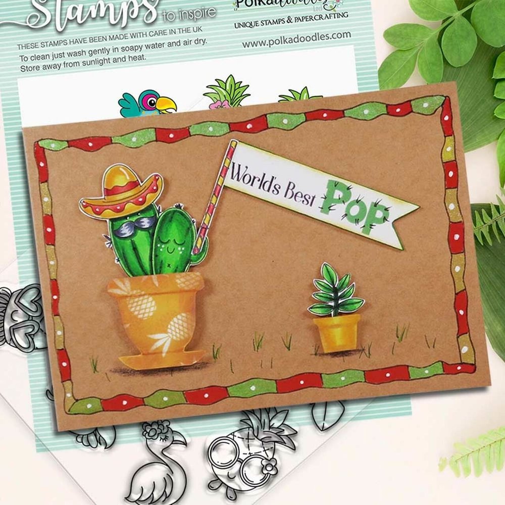 Polkadoodles Greatest Guy Clear Stamps (PD8196)