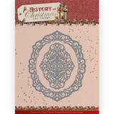 Amy Design History of Christmas Lacy Christmas Oval Dies (ADD10245)