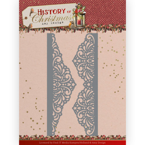 Amy Design History of Christmas Lacy Christmas Borders Dies (ADD10247) Amy Design History of Christmas Lacy Christmas Borders Dies (ADD10247)