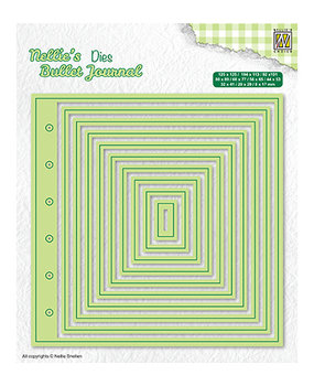 Nellie Snellen Snijmal Basic Page Cutting Dies (NBJD001)* Nellie Snellen Snijmal Basic Page Cutting Dies (NBJD001)*
