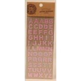 Make by Me! Stickers Acryl Alfabet Roze (ST.641)