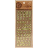 Make by Me! Stickers Acryl Alfabet Lichtgroen (ST.641)