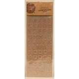 Make by Me! Stickers Acryl Alfabet Goud (ST.641)