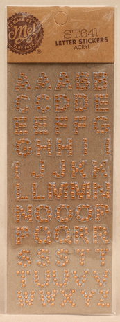 Make by Me! Stickers Acryl Alfabet Goud (ST.641) Make by Me! Stickers Acryl Alfabet Goud (ST.641)