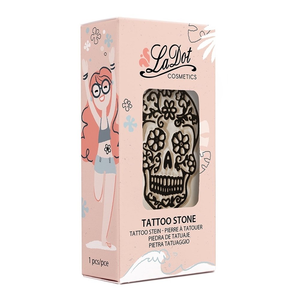 LaDot Sugar Skull M Tattoo Stone (LAM137)