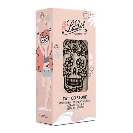 LaDot Sugar Skull M Tattoo Stone (LAM137)
