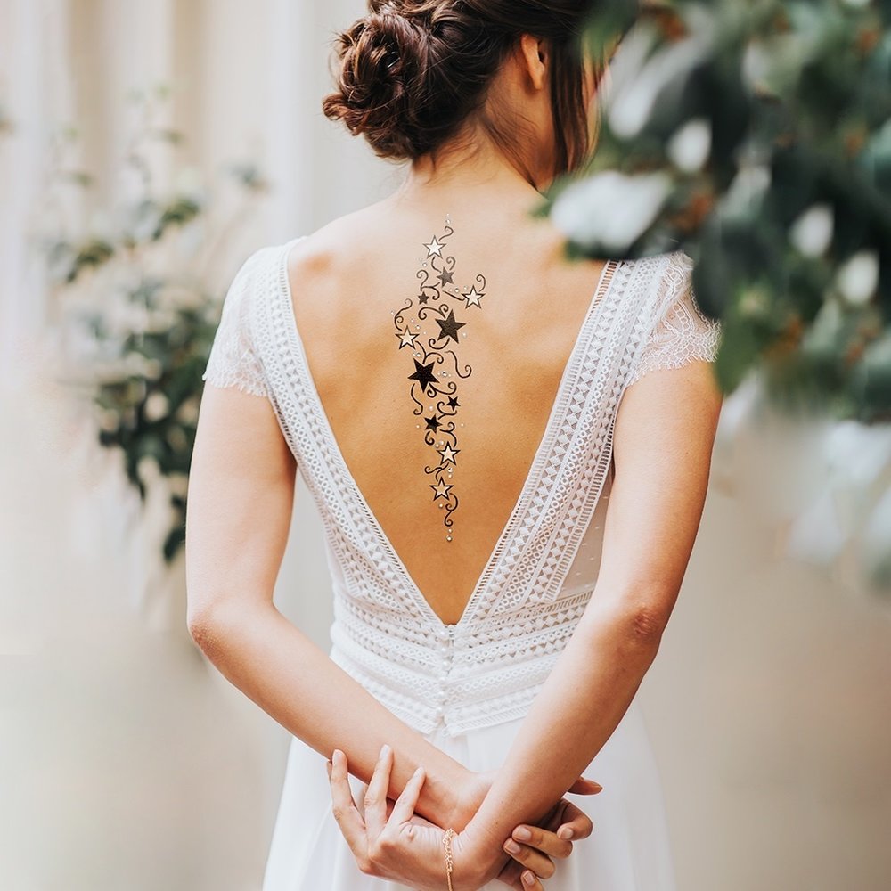 LaDot Tribal Stars M Tattoo Stone (LAM178) LaDot Tribal Stars M Tattoo Stone (LAM178)