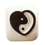 LaDot Yin Yang Heart S Tattoo Stone (LAS102) LaDot Yin Yang Heart S Tattoo Stone (LAS102)
