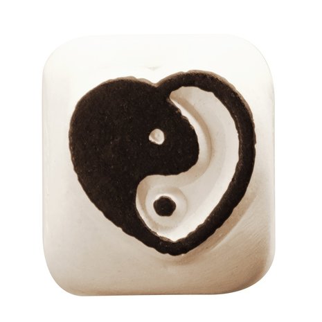 LaDot Yin Yang Heart S Tattoo Stone (LAS102)