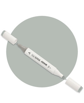 Couture Creations Twin Tip Alcohol Ink Marker Ice Grey (COAP545) Couture Creations Twin Tip Alcohol Ink Marker Ice Grey (COAP545)