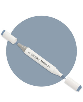 Couture Creations Twin Tip Alcohol Ink Marker Cold Grey (COAP431) Couture Creations Twin Tip Alcohol Ink Marker Cold Grey (COAP431)