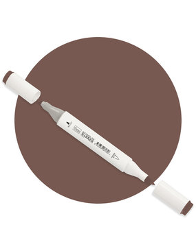 Couture Creations Twin Tip Alcohol Ink Marker Dark Brown (COAP462) Couture Creations Twin Tip Alcohol Ink Marker Dark Brown (COAP462)