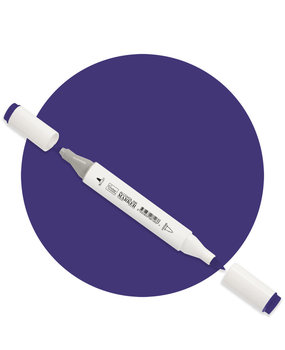 Couture Creations Twin Tip Alcohol Ink Marker Star Purple (COAP3583)