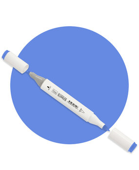 Couture Creations Twin Tip Alcohol Ink Marker Bright Blue (COAP2727) Couture Creations Twin Tip Alcohol Ink Marker Bright Blue (COAP2727)