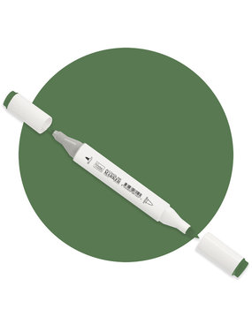 Couture Creations Twin Tip Alcohol Ink Marker Cassia Green (COAP7743) Couture Creations Twin Tip Alcohol Ink Marker Cassia Green (COAP7743)