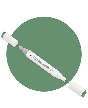 Couture Creations Twin Tip Alcohol Ink Marker Dark Green (COAP335) Couture Creations Twin Tip Alcohol Ink Marker Dark Green (COAP335)