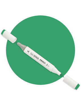 Couture Creations Twin Tip Alcohol Ink Marker Grass Green (COAP356) Couture Creations Twin Tip Alcohol Ink Marker Grass Green (COAP356)