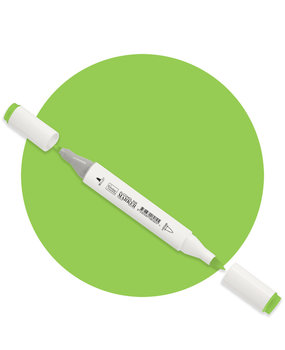 Couture Creations Twin Tip Alcohol Ink Marker Pale Green (COAP354) Couture Creations Twin Tip Alcohol Ink Marker Pale Green (COAP354)