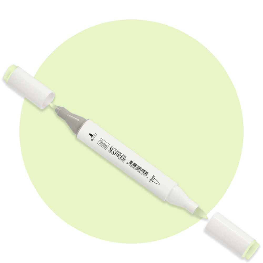 Couture Creations Twin Tip Alcohol Ink Marker Leaf White (COAP9544)