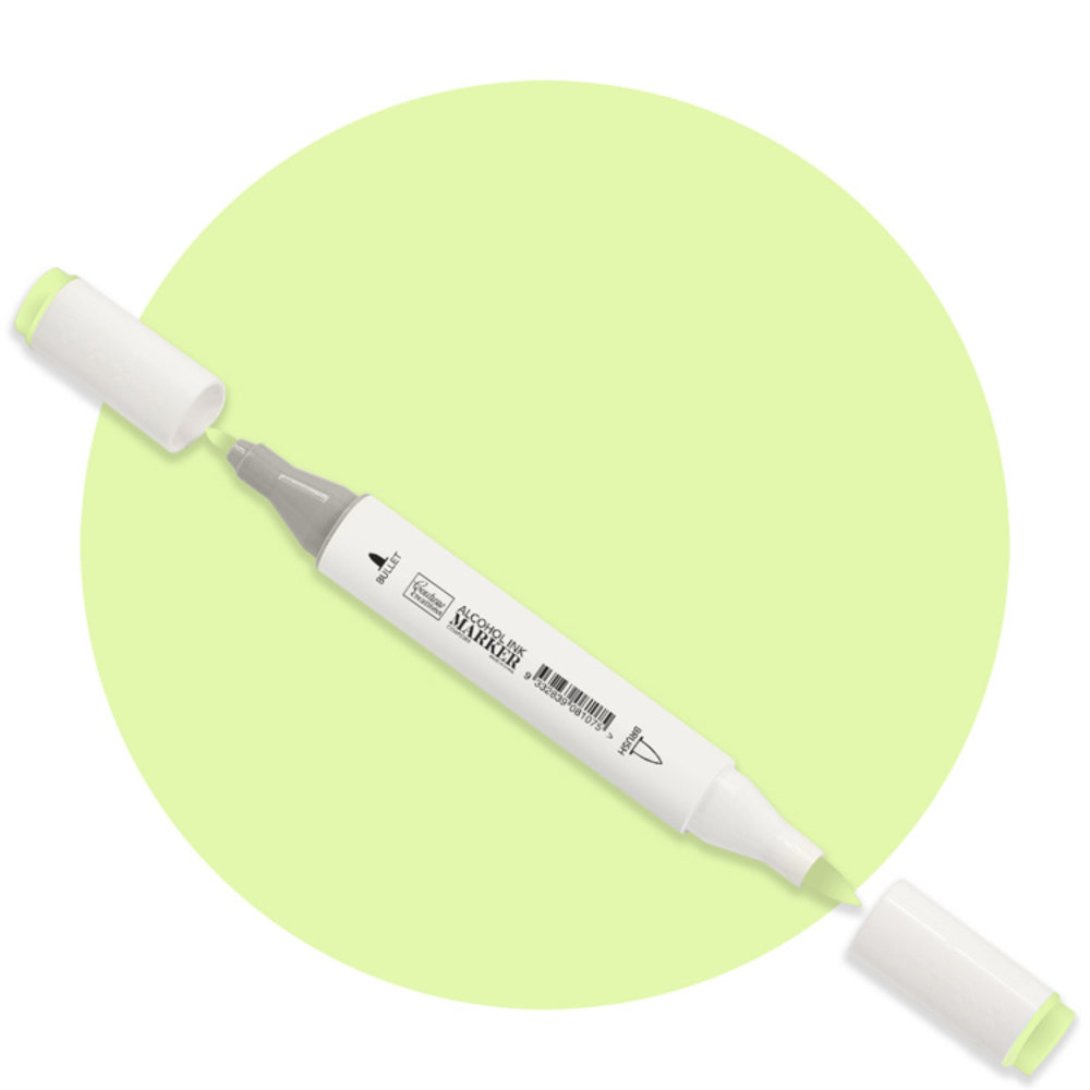 Couture Creations Twin Tip Alcohol Ink Marker Milk Green (COAP2283) Couture Creations Twin Tip Alcohol Ink Marker Milk Green (COAP2283)