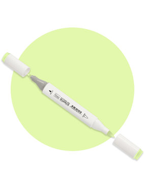 Couture Creations Twin Tip Alcohol Ink Marker Milk Green (COAP2283) Couture Creations Twin Tip Alcohol Ink Marker Milk Green (COAP2283)