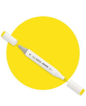 Couture Creations Twin Tip Alcohol Ink Marker Light Yellow (COAP106) Couture Creations Twin Tip Alcohol Ink Marker Light Yellow (COAP106)