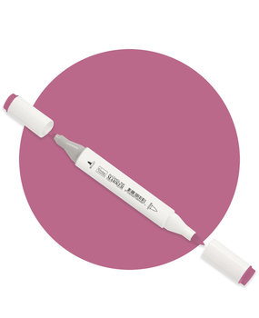 Couture Creations Twin Tip Alcohol Ink Marker Purple Red (COAP216)