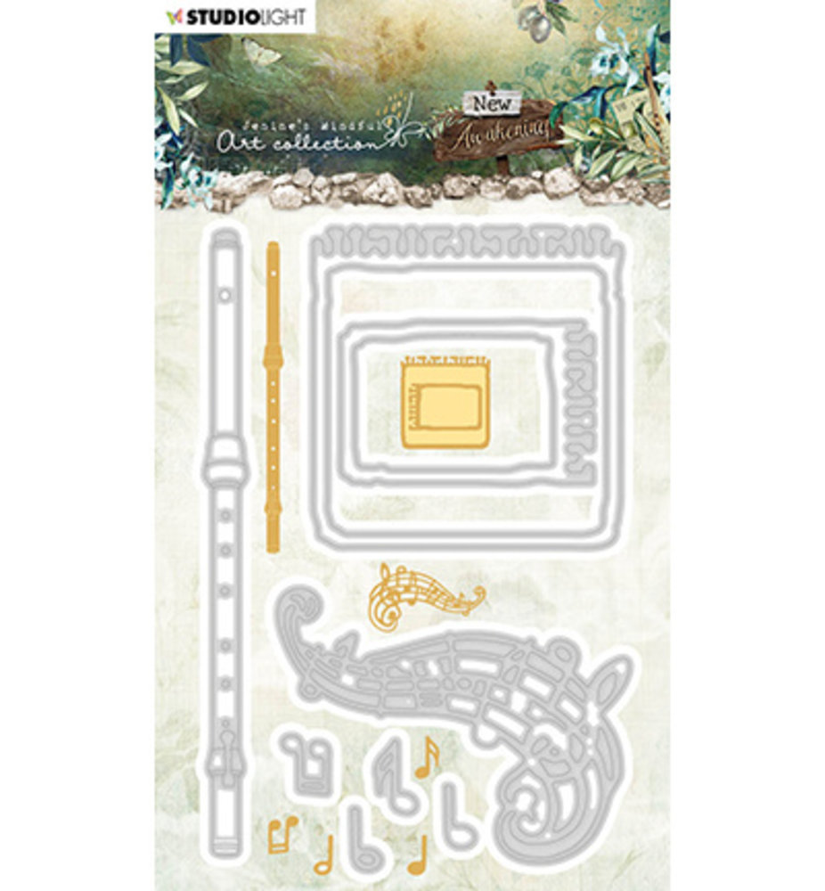 Studio Light New Awakening nr.21 Musical Elements & Torn Notes snijmal (JMA-NA-CD21) Studio Light New Awakening nr.21 Musical Elements & Torn Notes snijmal (JMA-NA-CD21)