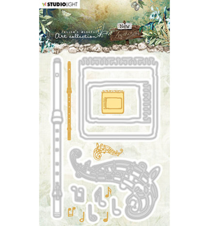 Studio Light New Awakening nr.21 Musical Elements & Torn Notes snijmal (JMA-NA-CD21) Studio Light New Awakening nr.21 Musical Elements & Torn Notes snijmal (JMA-NA-CD21)