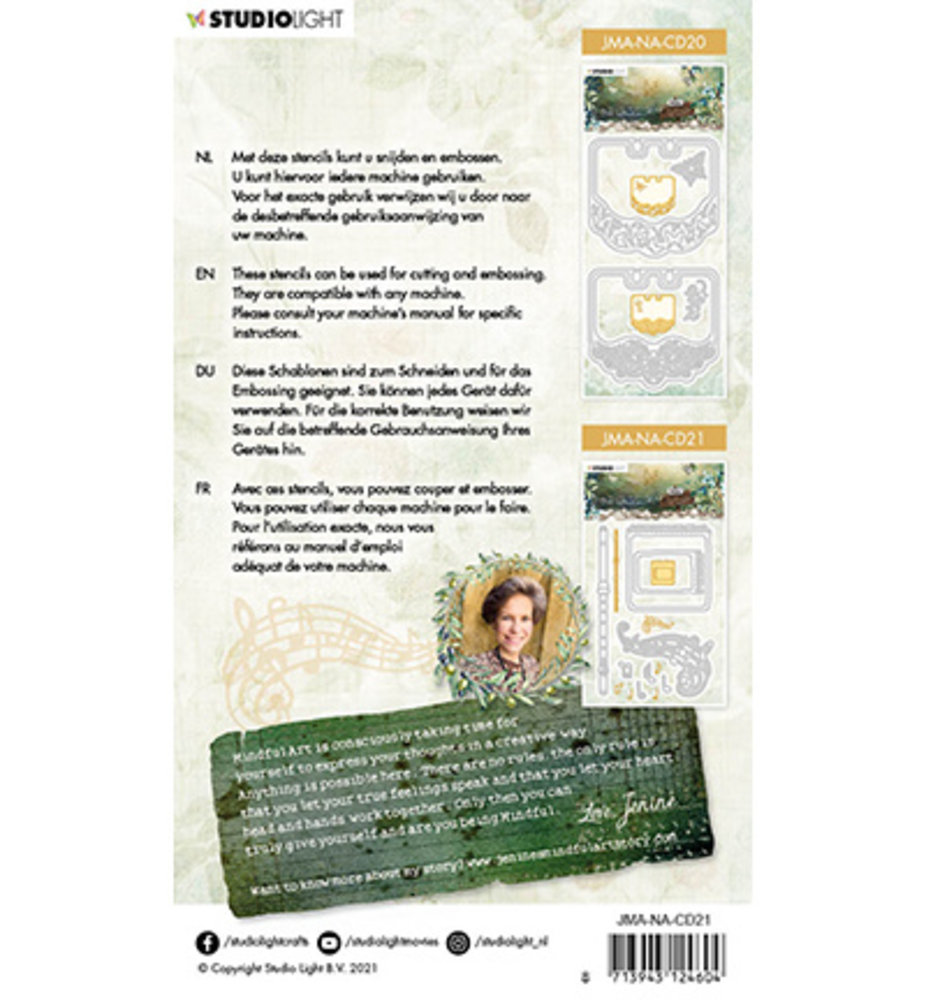 Studio Light New Awakening nr.21 Musical Elements & Torn Notes snijmal (JMA-NA-CD21) Studio Light New Awakening nr.21 Musical Elements & Torn Notes snijmal (JMA-NA-CD21)