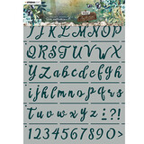 Studio Light New Awakening nr.07 Alphabet Hand Lettering (JMA-NA-MASK07)