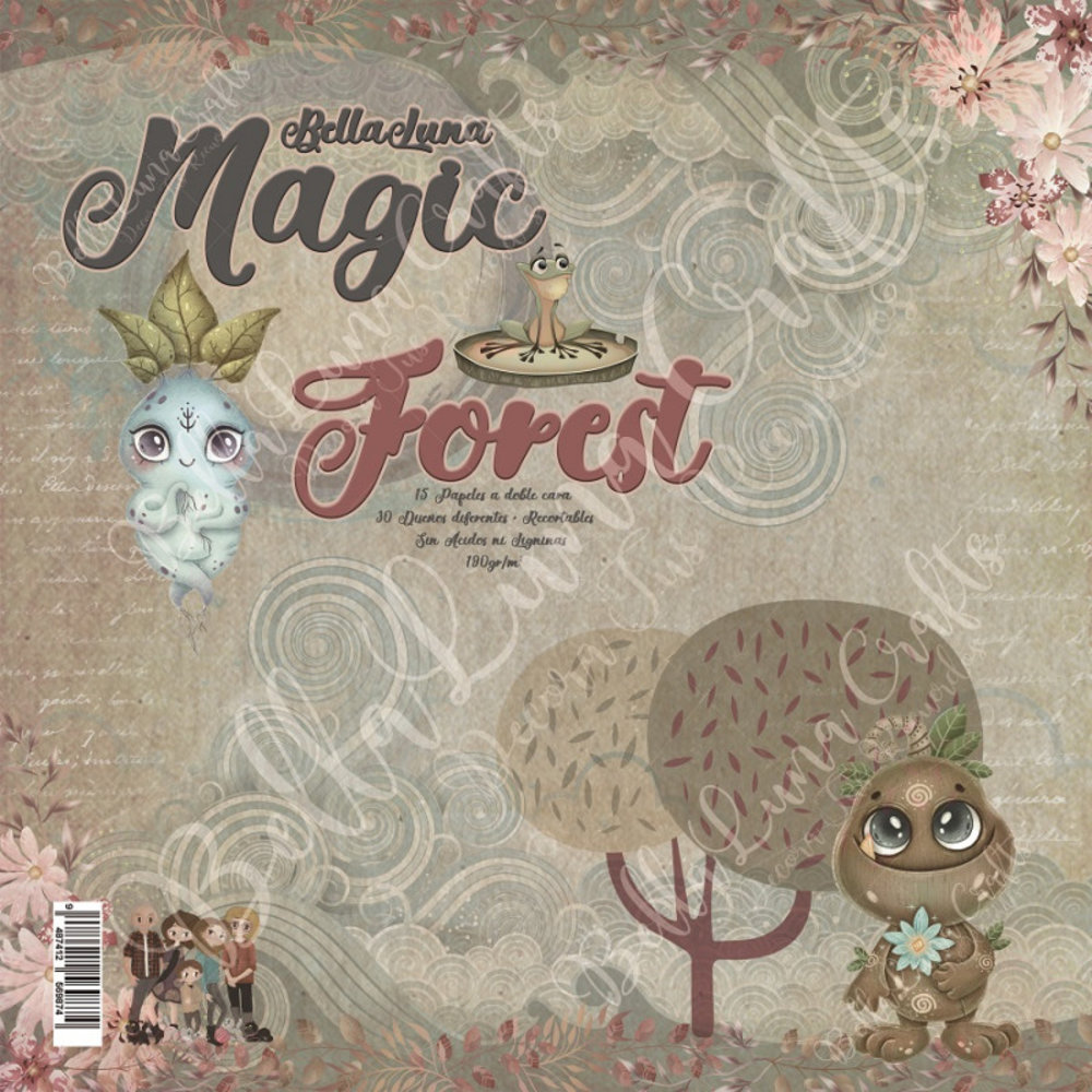Bella Luna Crafts Magic Forest 12x12 Inch Collection Pack (BLC-0013) Bella Luna Crafts Magic Forest 12x12 Inch Collection Pack (BLC-0013)