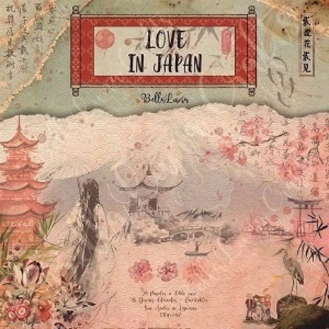 Bella Luna Crafts Love In Japan 12x12 Inch Collection Pack (BLC-0014)