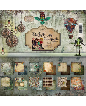 Bella Luna Crafts Steampunk 8x8 Inch Collection Pack (BLC-0001/s)