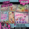 BellaLuna Crafts Comic Monsters 8x8 Inch Collection Pack (BLC-0003/s) BellaLuna Crafts Comic Monsters 8x8 Inch Collection Pack (BLC-0003/s)