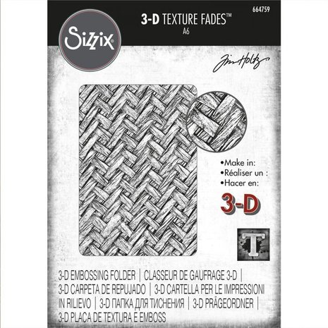 Sizzix 3D Texture Fades Intertwined (664759) Sizzix 3D Texture Fades Intertwined (664759)