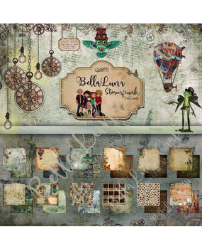 Bella Luna Crafts Steampunk 12x12 Inch Collection Pack (BLC-0001) Bella Luna Crafts Steampunk 12x12 Inch Collection Pack (BLC-0001)