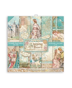 Stamperia Sleeping Beauty 12x12 Inch Paper Pack (SBBL89) Stamperia Sleeping Beauty 12x12 Inch Paper Pack (SBBL89)