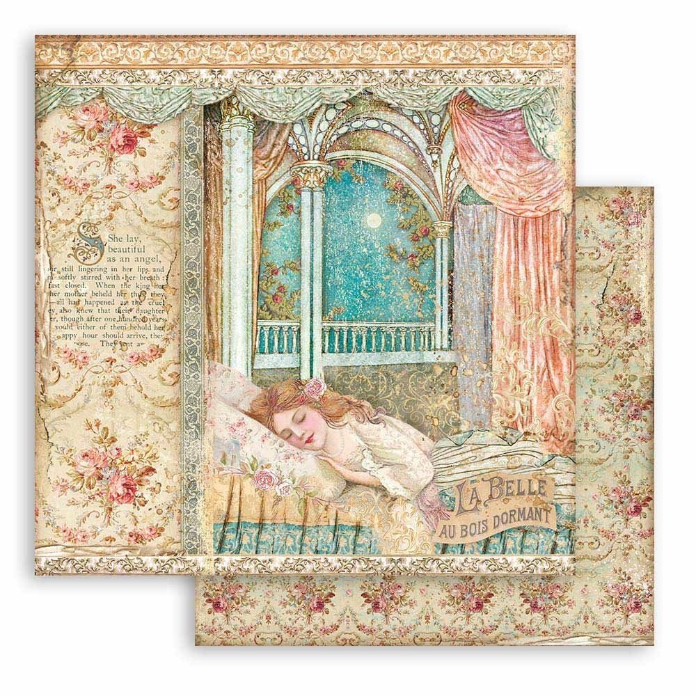 Stamperia Sleeping Beauty 12x12 Inch Paper Pack (SBBL89) Stamperia Sleeping Beauty 12x12 Inch Paper Pack (SBBL89)