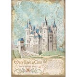 Stamperia Sleeping Beauty Rice Paper A4 Castle (DFSA4569)