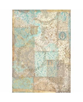 Stamperia Sleeping Beauty Rice Paper A4 Texture Gold (DFSA4572) Stamperia Sleeping Beauty Rice Paper A4 Texture Gold (DFSA4572)