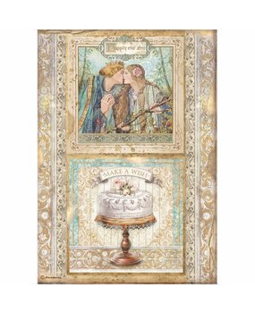 Stamperia Sleeping Beauty Rice Paper A4 Cake Frame (DFSA4573) Stamperia Sleeping Beauty Rice Paper A4 Cake Frame (DFSA4573)